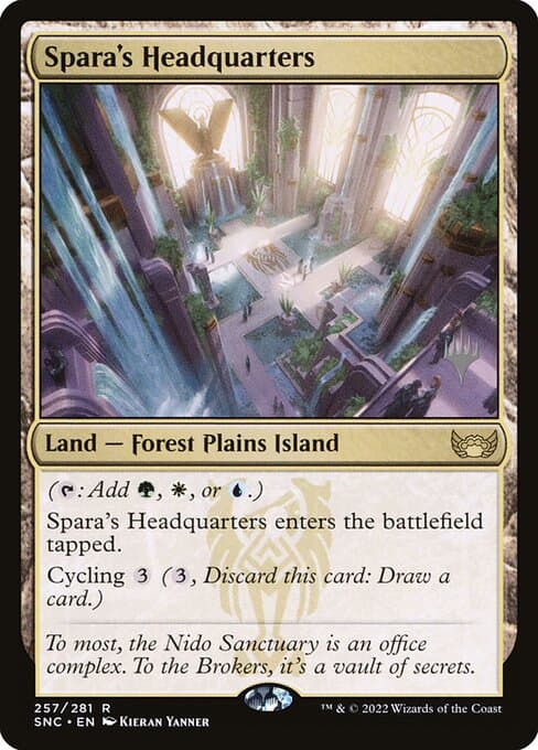 Spara's Headquarters from Streets of New Capenna Promos (Rare)