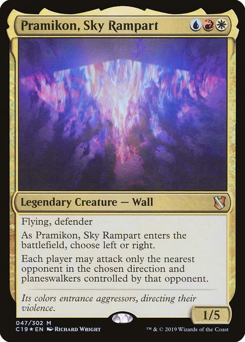 Pramikon, Sky Rampart from Commander 2019 (Mythic)