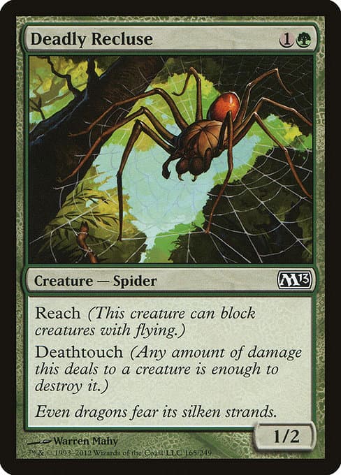 Deadly Recluse from Magic 2013 (Common)