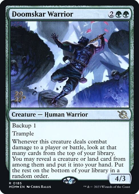 Doomskar Warrior from March of the Machine Promos (Rare)