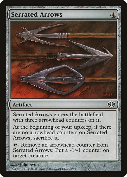 Serrated Arrows from Duel Decks: Garruk vs. Liliana (Common)