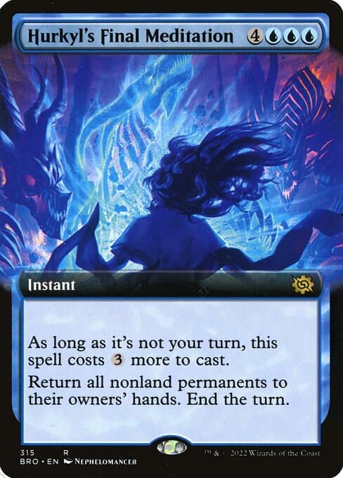 Hurkyl's Final Meditation from The Brothers' War (Rare)