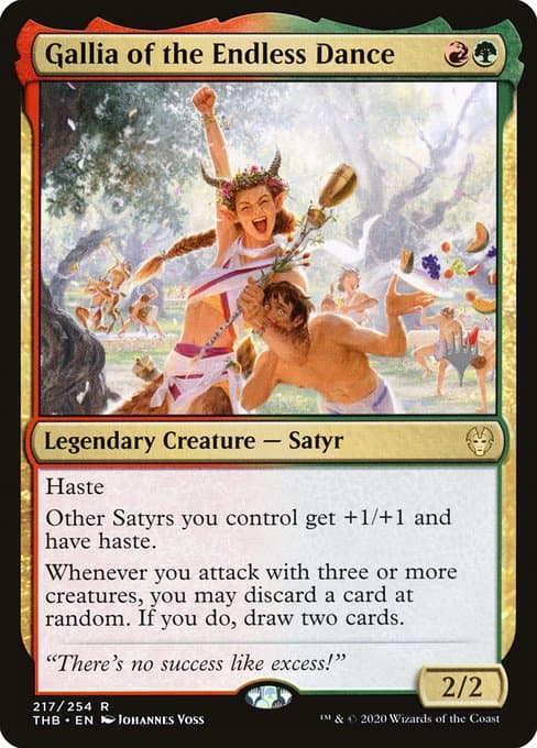 Gallia of the Endless Dance from Theros Beyond Death Promos (Rare)