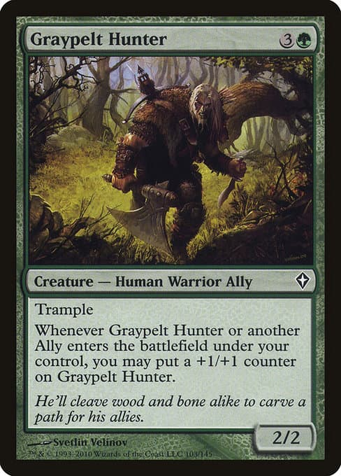Graypelt Hunter from Worldwake (Common)