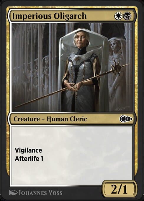 Imperious Oligarch from Pioneer Masters (Common)