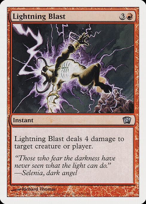 Lightning Blast from Eighth Edition (Uncommon)
