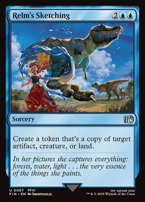 Relm's Sketching from Final Fantasy (Uncommon)