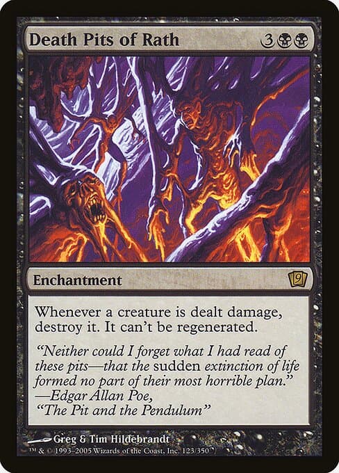 Death Pits of Rath from Ninth Edition (Rare)