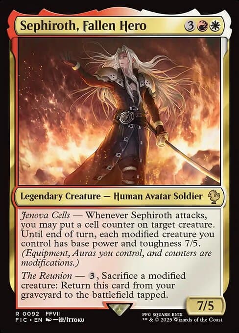 Sephiroth, Fallen Hero (Rare)