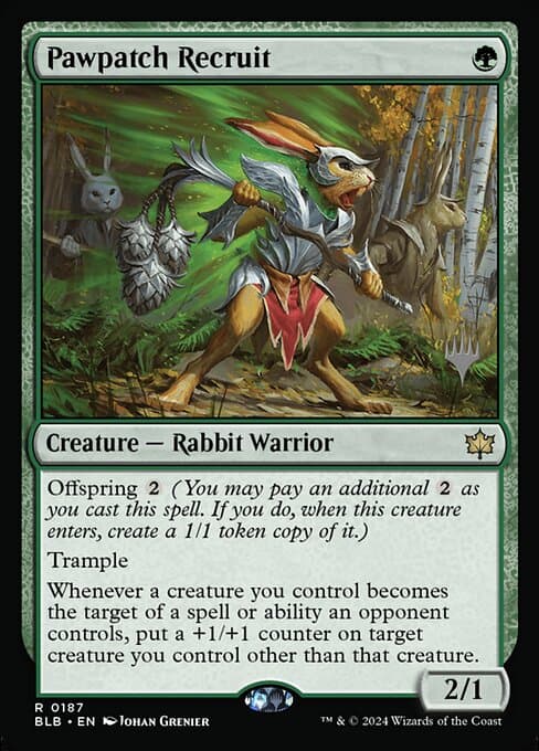 Pawpatch Recruit from Bloomburrow Promos (Rare)