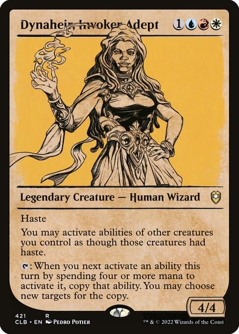Dynaheir, Invoker Adept from Commander Legends: Battle for Baldur's Gate (Rare)
