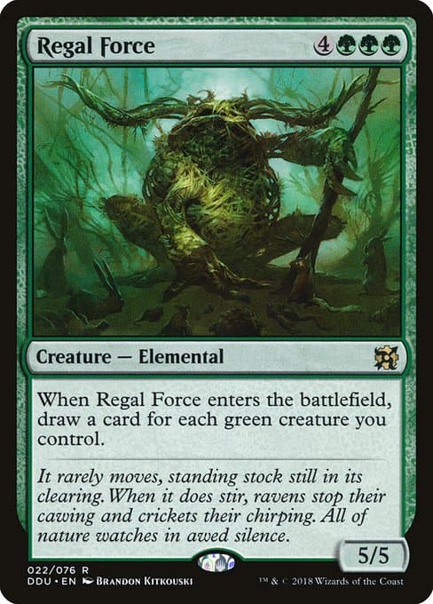 Regal Force from Duel Decks: Elves vs. Inventors (Rare)