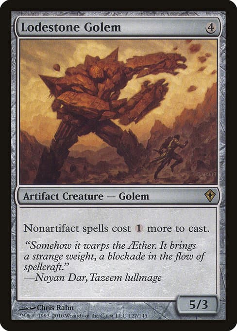 Lodestone Golem from Worldwake (Rare)