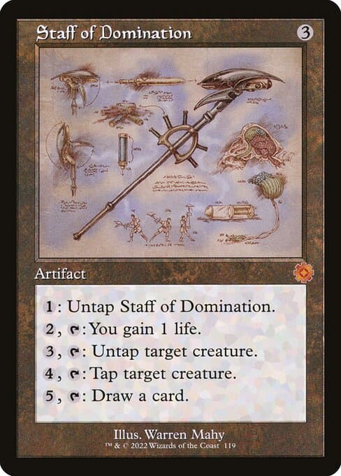 Staff of Domination from The Brothers' War Retro Artifacts (Mythic)
