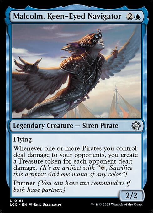 Malcolm, Keen-Eyed Navigator (Uncommon)