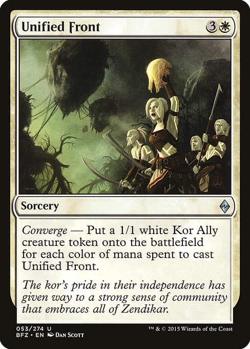 Unified Front from Battle for Zendikar (Uncommon)