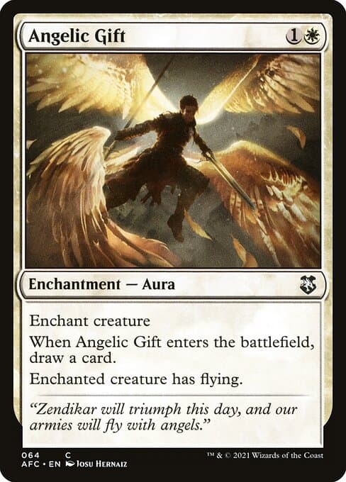 Angelic Gift from Forgotten Realms Commander (Common)
