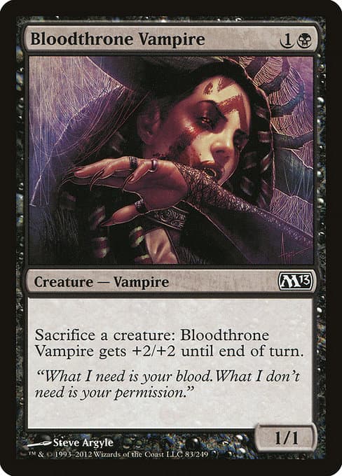 Bloodthrone Vampire from Magic 2013 (Common)