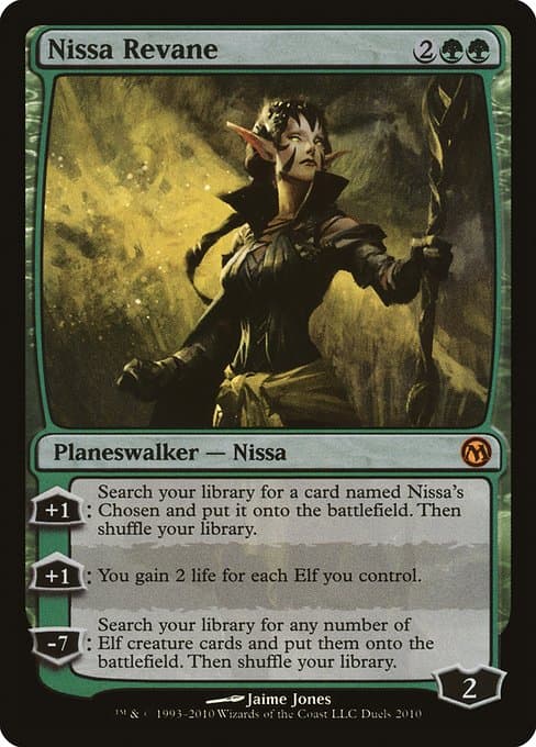 Nissa Revane from Duels of the Planeswalkers 2010 Promos (Mythic)