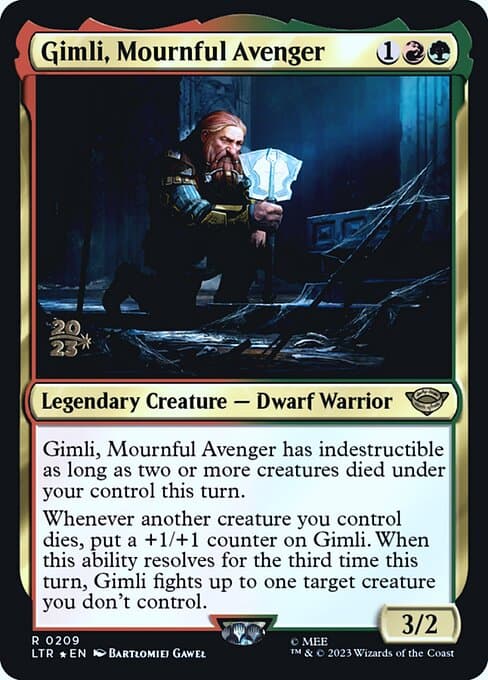 Gimli, Mournful Avenger (Rare)