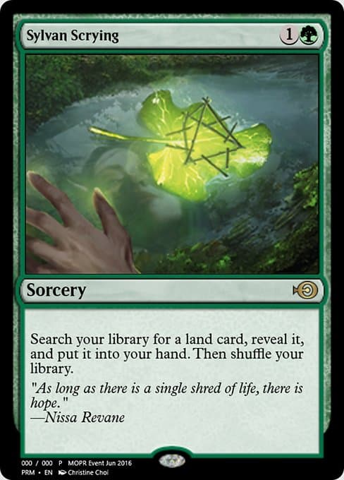 Sylvan Scrying from Magic Online Promos (Rare)