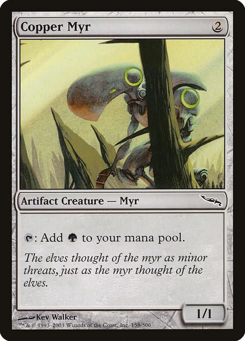 Copper Myr from Mirrodin (Common)