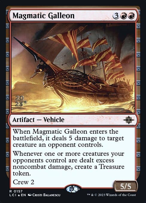 Magmatic Galleon from The Lost Caverns of Ixalan Promos (Rare)