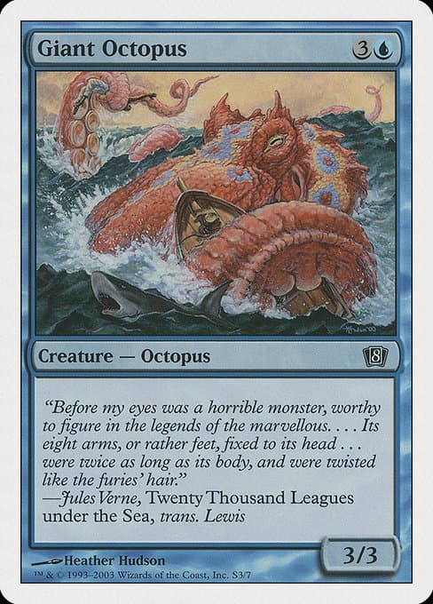 Giant Octopus from Eighth Edition (Common)