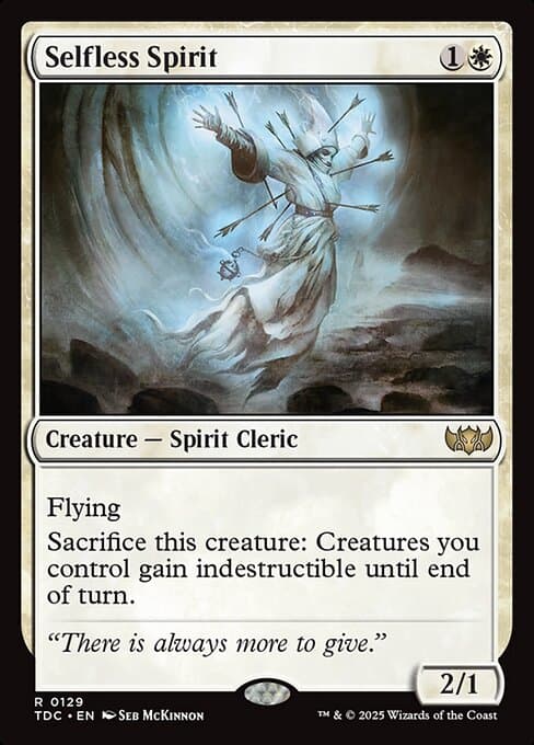 Selfless Spirit from Tarkir: Dragonstorm Commander (Rare)