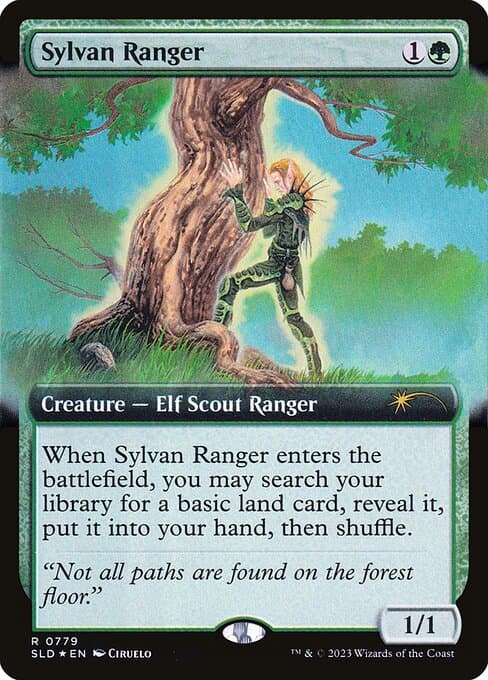 Sylvan Ranger from Secret Lair Drop (Rare)