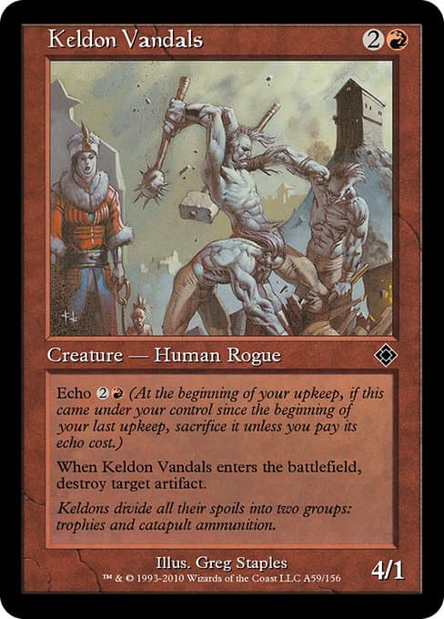 Keldon Vandals from Magic Online Theme Decks (Common)