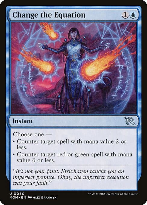 Change the Equation (Uncommon)