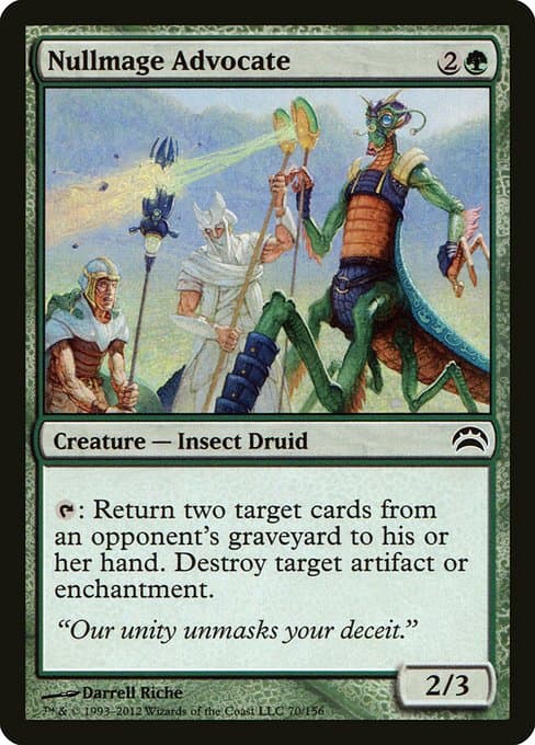 Nullmage Advocate from Planechase 2012 (Common)