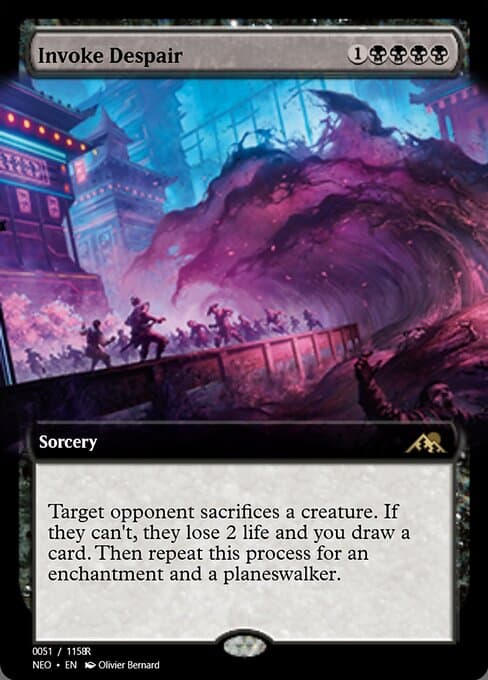 Invoke Despair from Magic Online Promos (Rare)