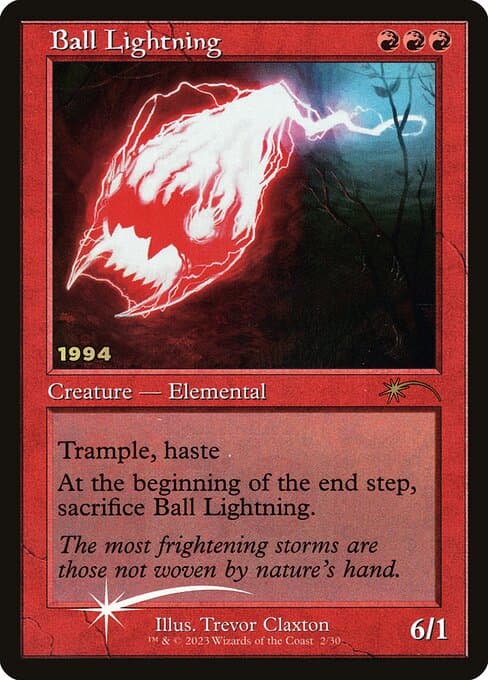 Ball Lightning from 30th Anniversary Play Promos (Rare)