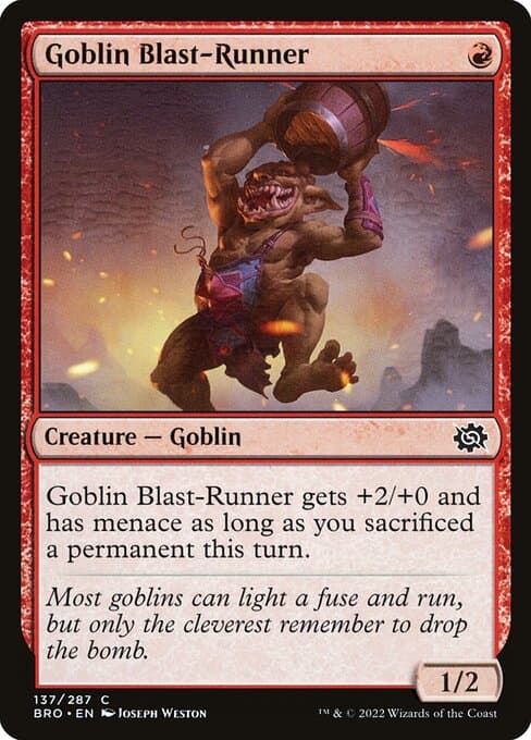 Goblin Blast-Runner from The Brothers' War (Common)