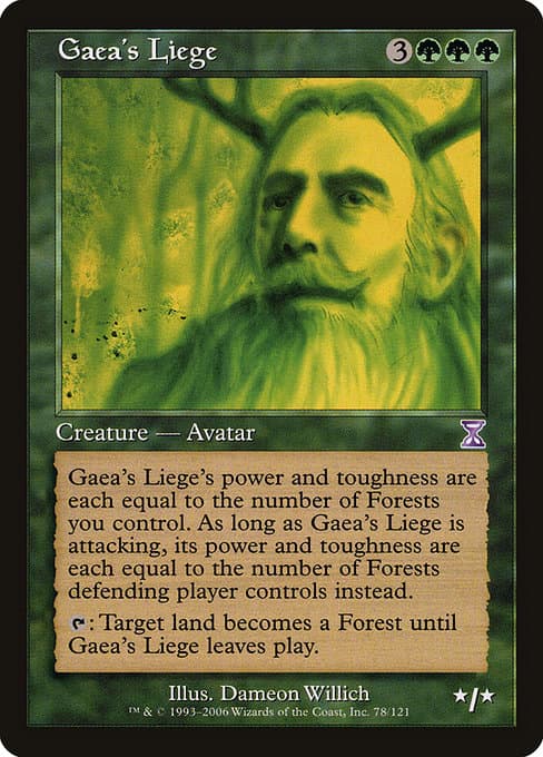 Gaea's Liege from Time Spiral Timeshifted (Special)