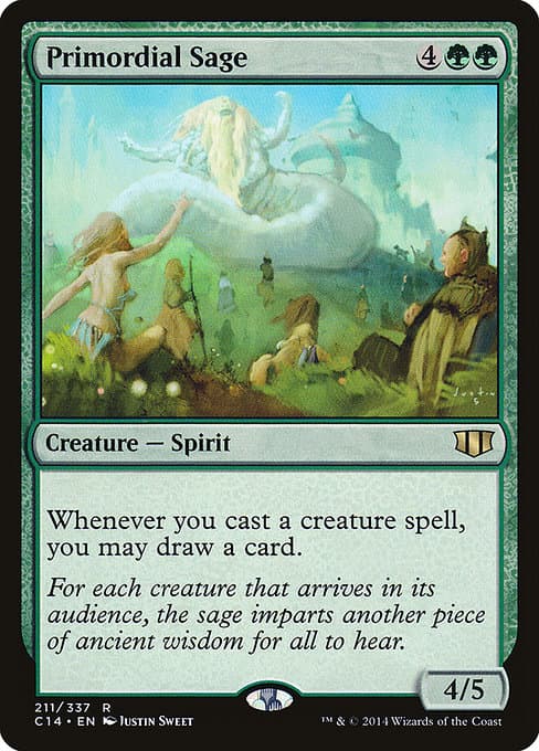 Primordial Sage from Commander 2014 (Rare)
