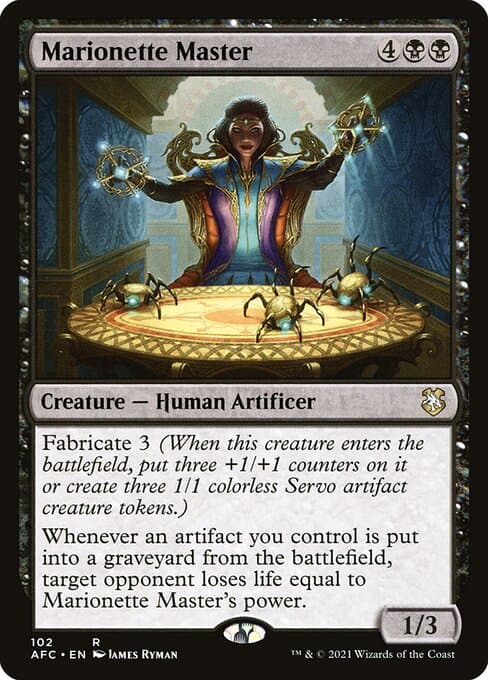 Marionette Master from Forgotten Realms Commander (Rare)