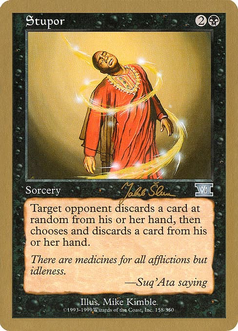 Stupor from World Championship Decks 1999 (Uncommon)