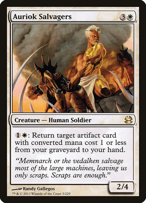 Auriok Salvagers from Modern Masters (Rare)