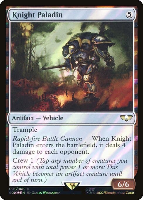 Knight Paladin from Warhammer 40,000 Commander (Rare)