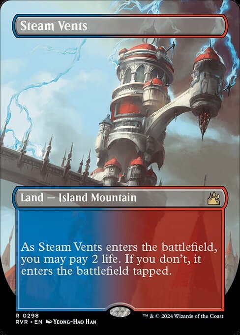 Steam Vents from Ravnica Remastered (Rare)