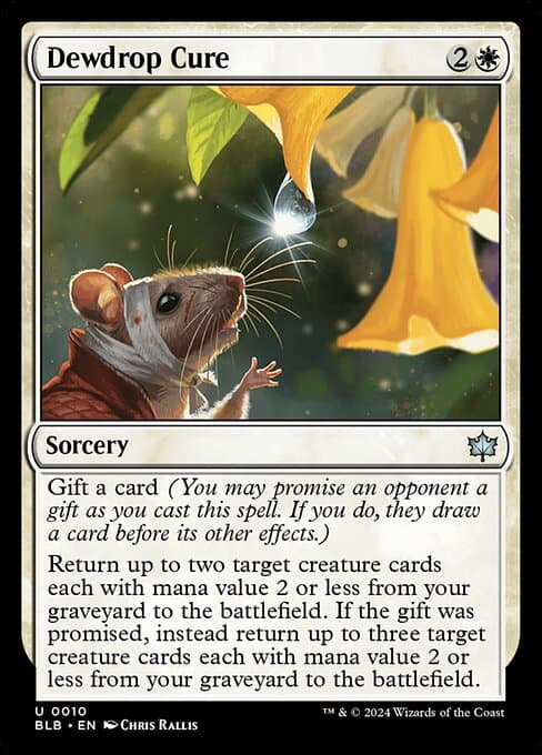 Dewdrop Cure from Bloomburrow (Uncommon)