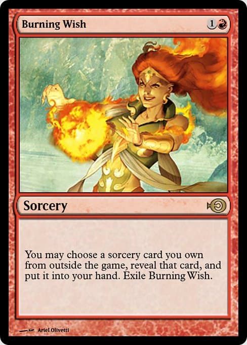 Burning Wish from Magic Online Promos (Rare)