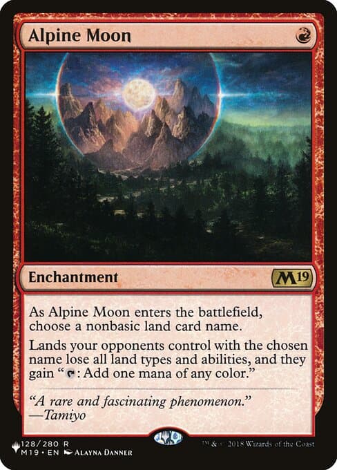 Alpine Moon from The List (Rare)