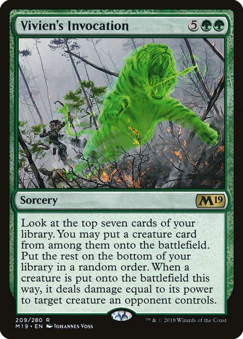 Vivien's Invocation from Core Set 2019 (Rare)