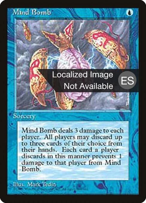 Mind Bomb from Fourth Edition Foreign Black Border (Uncommon)