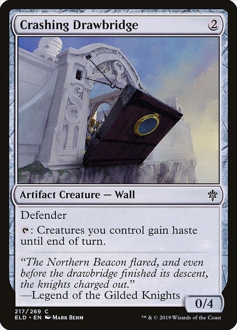 Crashing Drawbridge from Throne of Eldraine (Common)