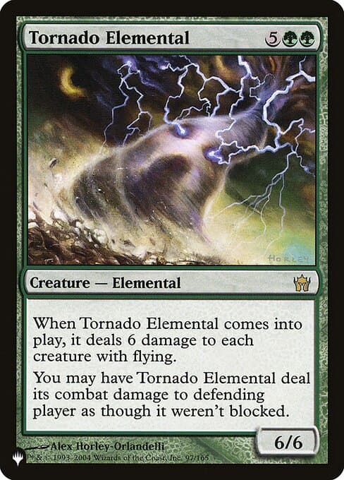 Tornado Elemental from The List (Rare)